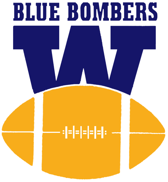 Winnipeg Blue Bombers 1968-1994 Primary Logo vinyl decal